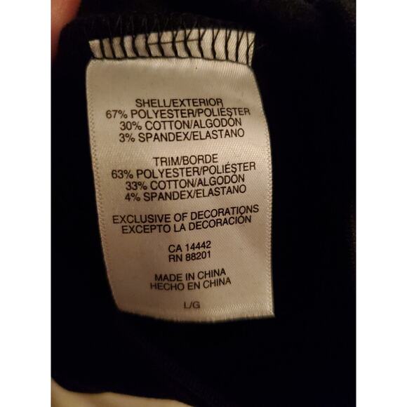 Mondetta Women's Black Sweatshirt Size L Pullover Large Front Pocket Outdoor - Picture 10 of 11